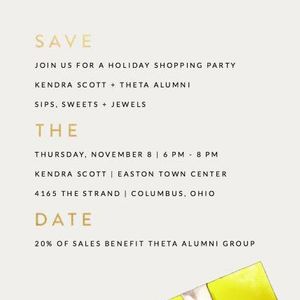 kendra scott holiday shopping party at easton holiday shopping party