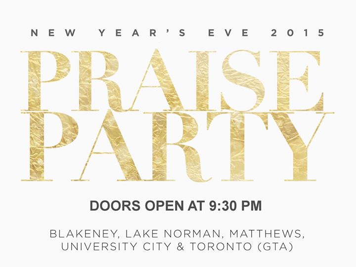 New Years Eve Praise Party at Elevation Church Toronto, Mississauga