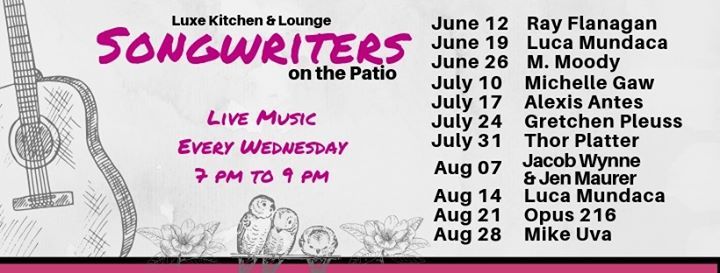 Songwriters On The Patio Luxe Kitchen Lounge Cleveland