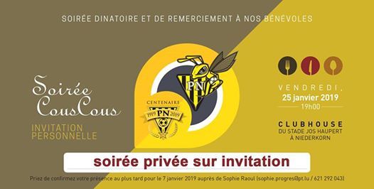 soirée bénévoles fc pn