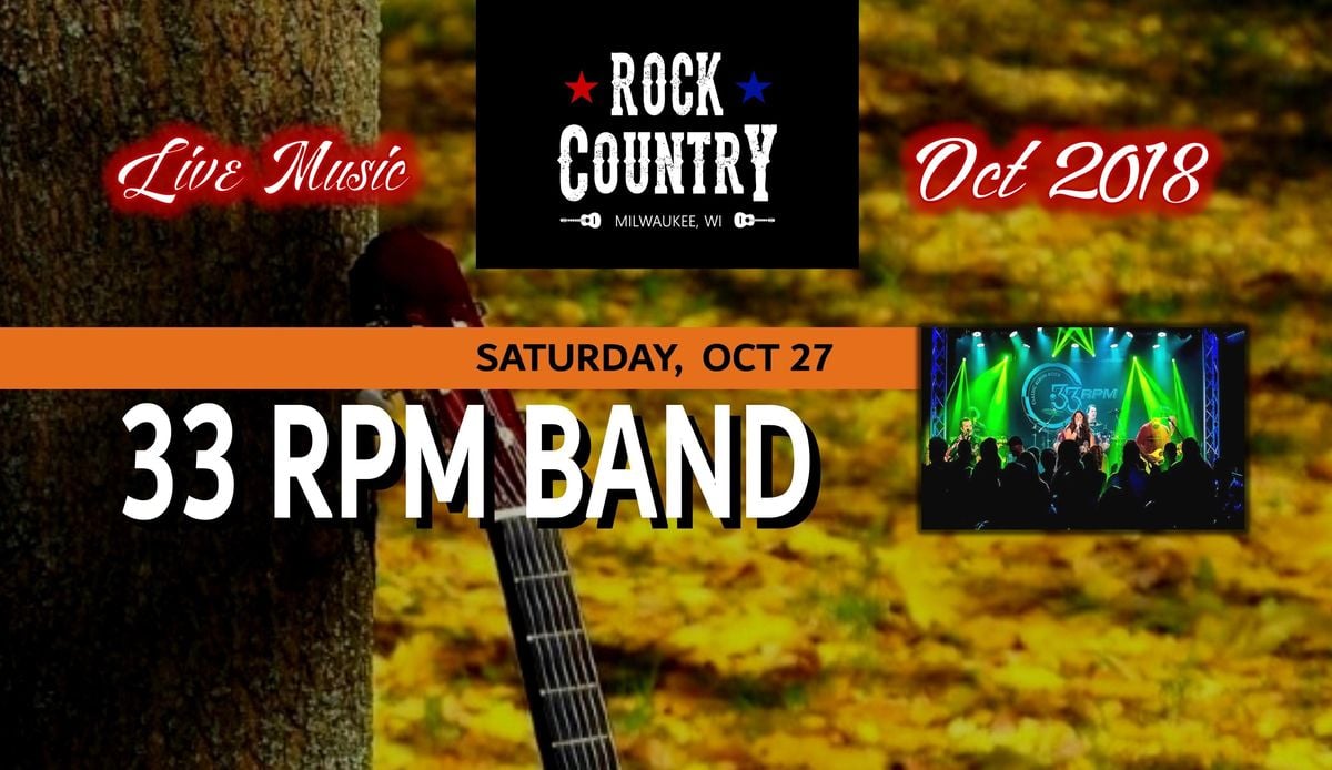 33rpm halloween weekend rock n roll party at rock country