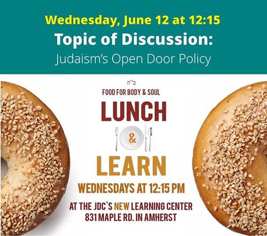 Lunch Learn Judaisms Open Door Policy At Jewish Discovery