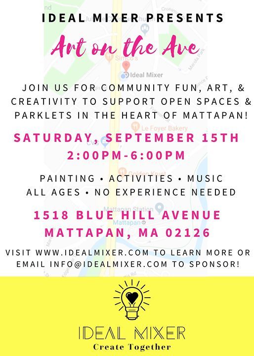 Art On The Ave Mattapan At 1518 Blue Hill Ave Mattapan Ma