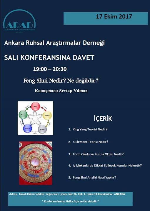 Feng Shui Nedir Ne Degildir Arad Sali Konferansina Davet At