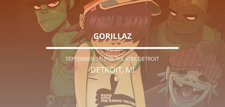 Resultado de imagen para gorillaz at the fox