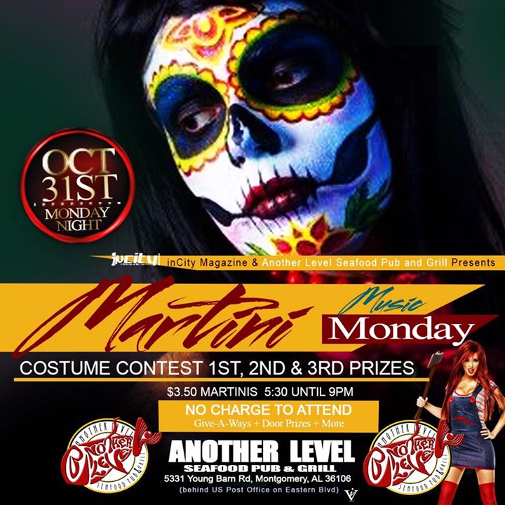 Martini Monday Costume Contest At Another Level Seafood Pub And