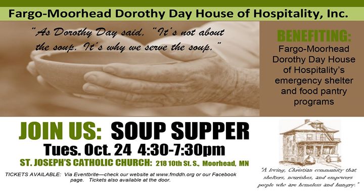 Fmddh Soup Supper At Fm Dorothy Day House Of Hospitality Inc