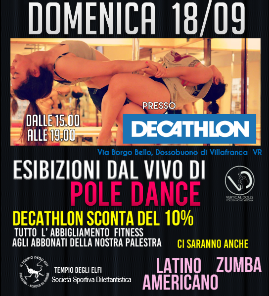 pole dance abbigliamento decathlon
