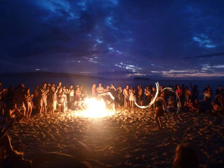 Big Bonfire Beach Party Playa Del Rey