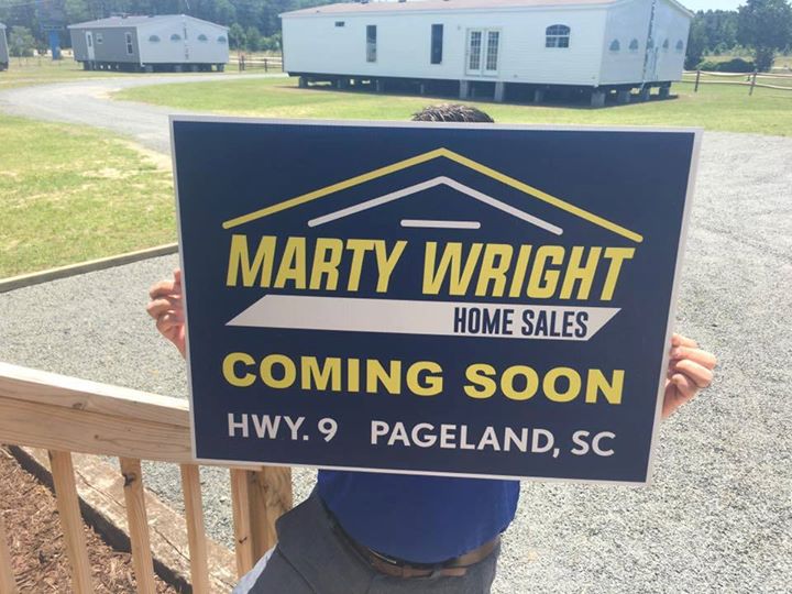 Grand Opening at Marty Wright Home Sales Pageland, SC, Pageland