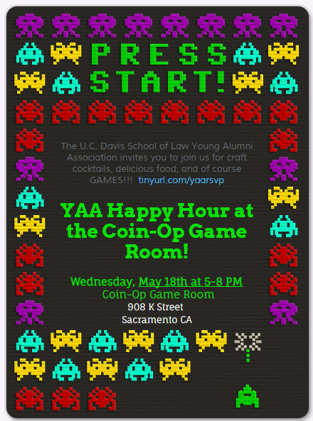 Yaa Happy Hour At The Coin Op Game Room Sacramento