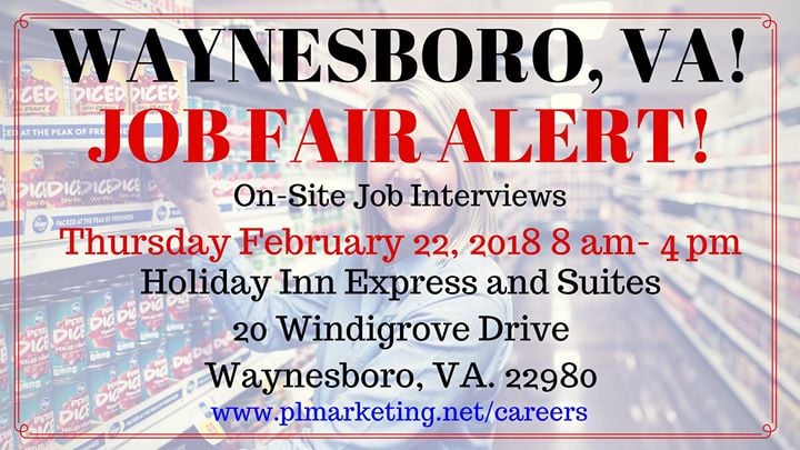 merchandising job fair in waynesboro va at 20 windigrove dr jobs in waynesboro va