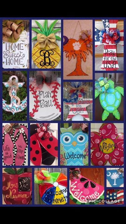 Wood Door Hanger Paint Party At Sumter Sc United States