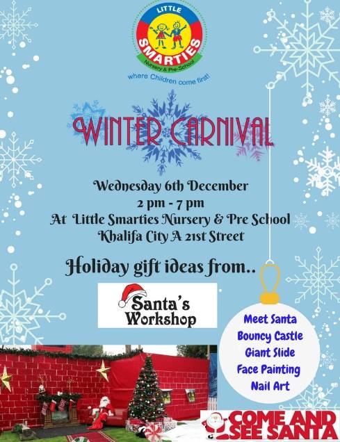 Winter Carnival Meet Santa Little Smarties Nursery Abu Dhabi