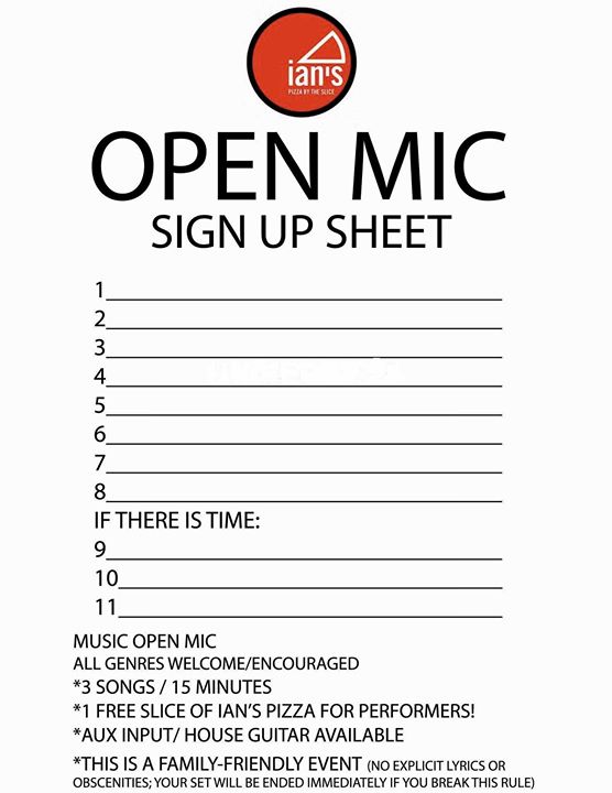 Ians Open Mic Night 12.12.17, Ian's Pizza Madison, 12 December 2017