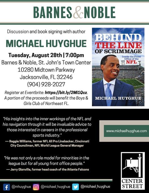 Michael Huyghue Book Signing Benefiting Boys Girls Clubs Ne Fl