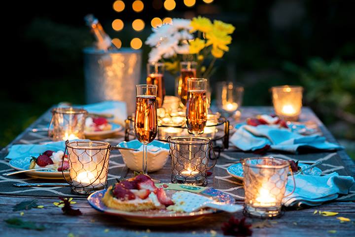 Candle light dinner bamberg