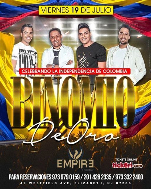 Binomio De Oro Live At Empire Lounge Elizabeth