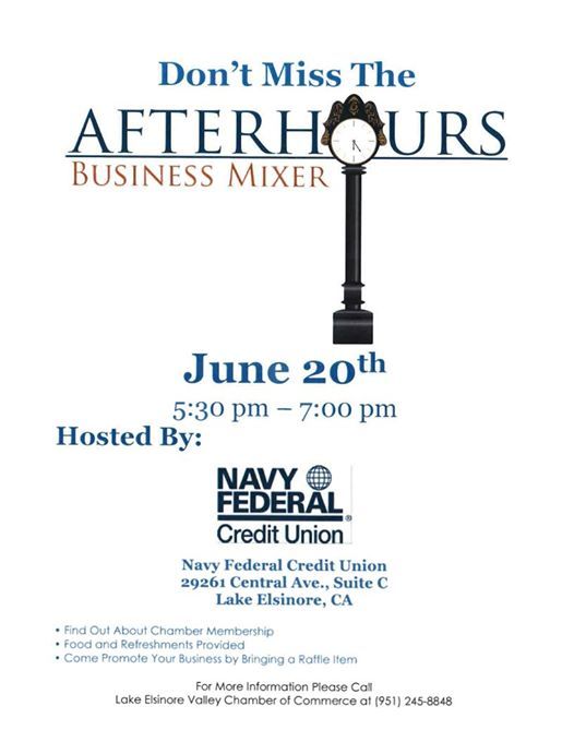Afterhours Business Mixer Hosted By Navy Federal Credit Union
