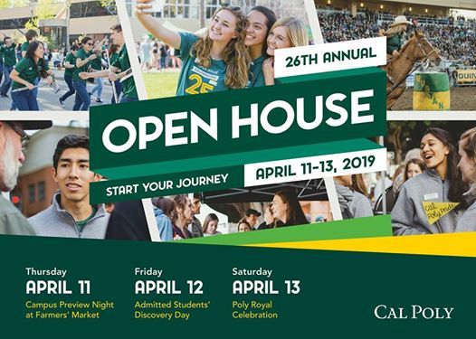 Cal Polys 26th Annual Open House At Cal Poly Orientation California