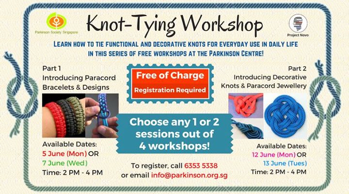 Knot Tying Workshop Intro To Paracord Bracelets Designs 5 Jun