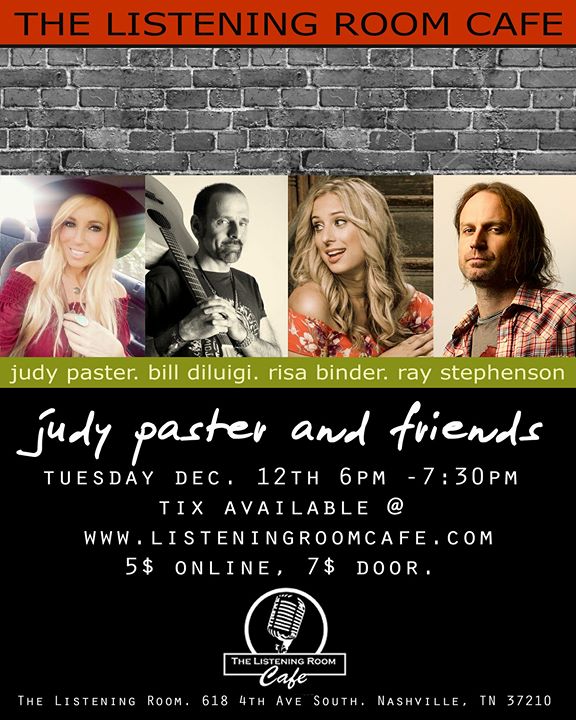 Judy Paster Friends The Listening Room Cafe Nashville