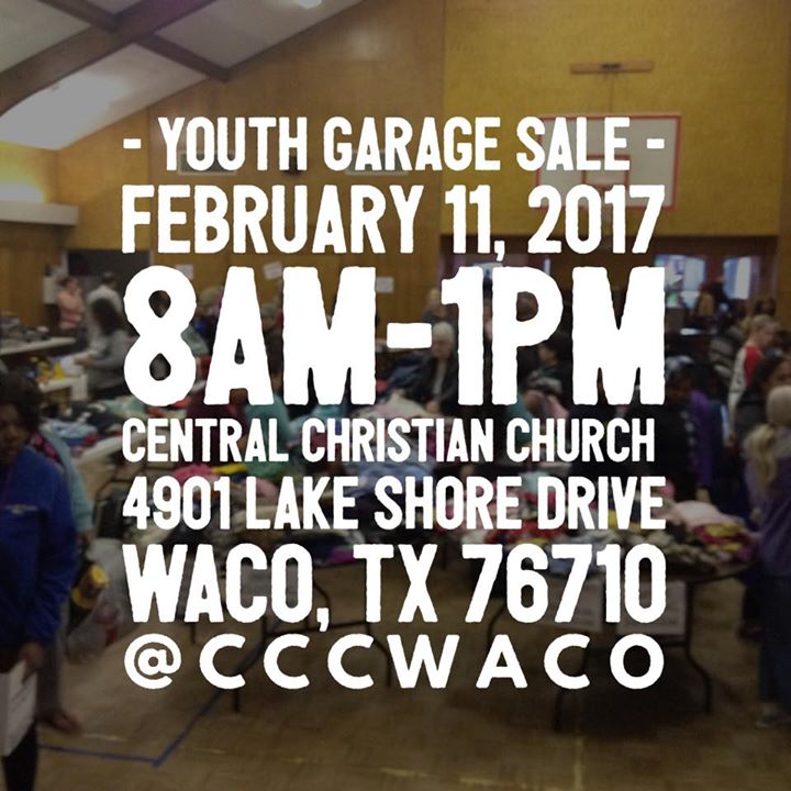 Youth Garage Sale At Central Christian Church Waco Waco