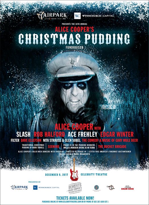 Alice Coopers Christmas Pudding at Celebrity Theatre, Phoenix