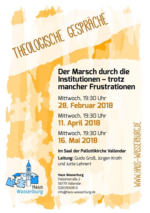 Theologische Gesprache At Saal Der Pallottikirche An Haus