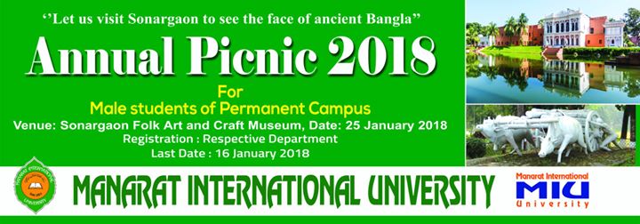Annual Picnic 2018 For Male Students Of Permanent Campus At