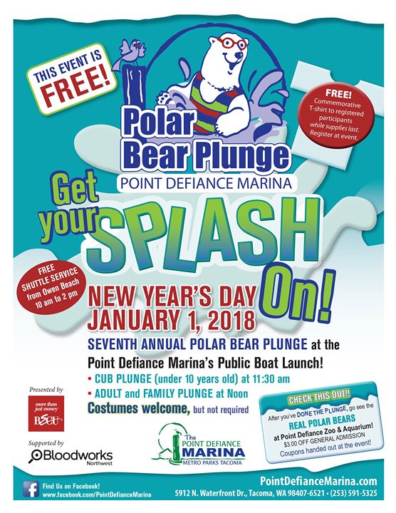 milton crafts c new Polar Plunge at  Tacoma  Point Bear Defiance Marina