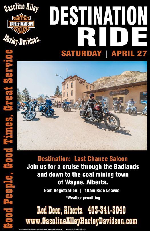 Harley Davidson Red Deer >> Destination Ride At Gasoline Alley Harley Davidson Red Deer Harley Davidson Red Deer >> Destination Ride At Gasoline Alley Harley Davidson Red Deer