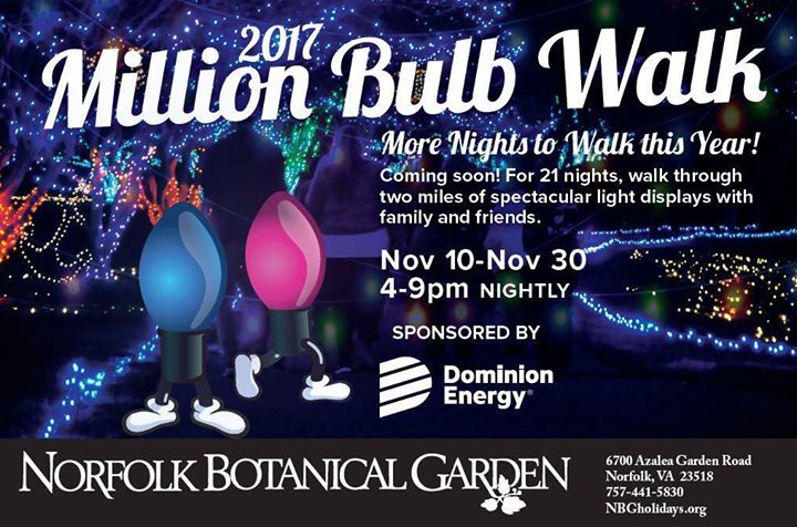 Million Bulb Walk 2017 At Norfolk Botanical Garden Norfolk