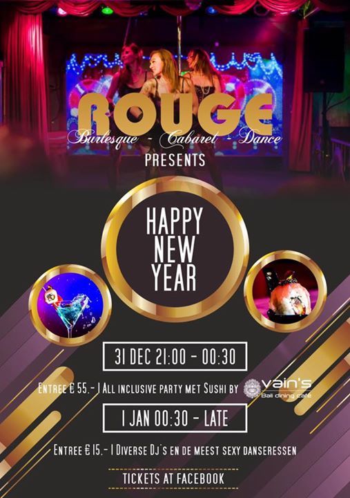 Awakenings has announced 4 new year's events in gashouder amsterdam New Years Eve at Rouge Eindhoven | Eindhoven