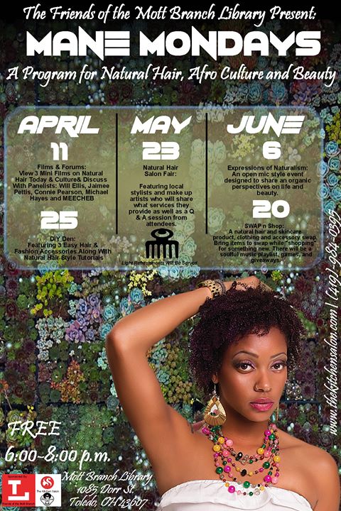 Natural Hair Salon Fair At Mott Library 1085 Dorr St Toledo Oh