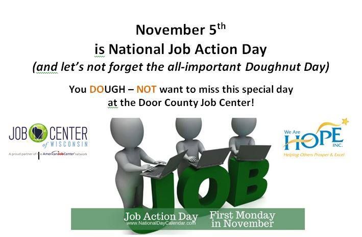 National Job Action Day At Door County Job Center Sturgeon Bay
