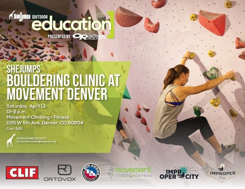 Shejumps Bouldering Clinic At Movement Denver Denver