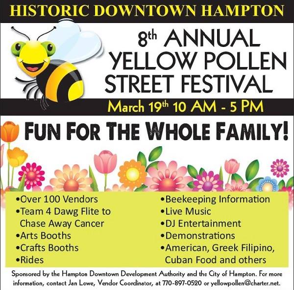 Yellow Pollen Street Festival at Main Street, Hampton Hampton