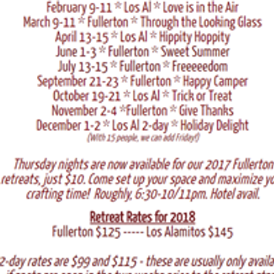 Just Crop Retreats
