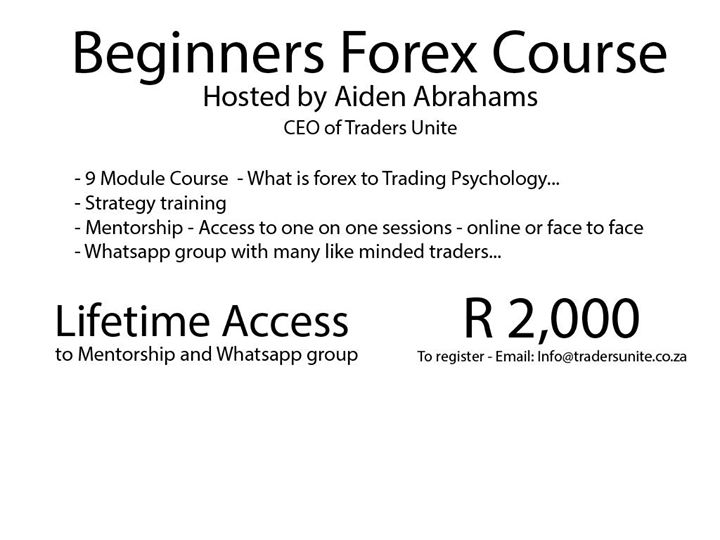 Beginners Forex Course Strategy Training Durban At Aiden - 