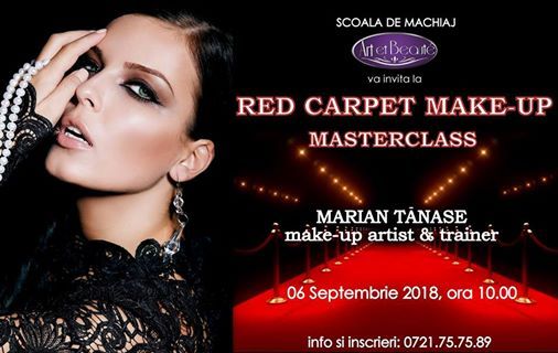 Red Carpet Make Up Masterclass At şcoala De Machiaj Art Et Beaute