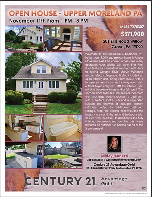 Open House Ellis Rd Upper Moreland Pa At 201 Ellis Rd Willow