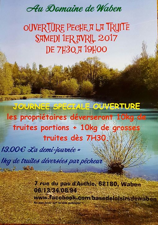 peche truite waben