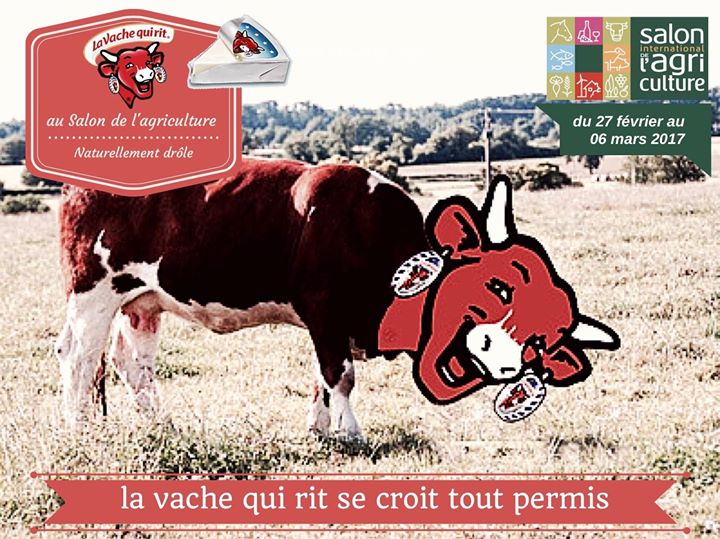 La Vache Qui Rit Au Salon De Lagriculture At Porte De