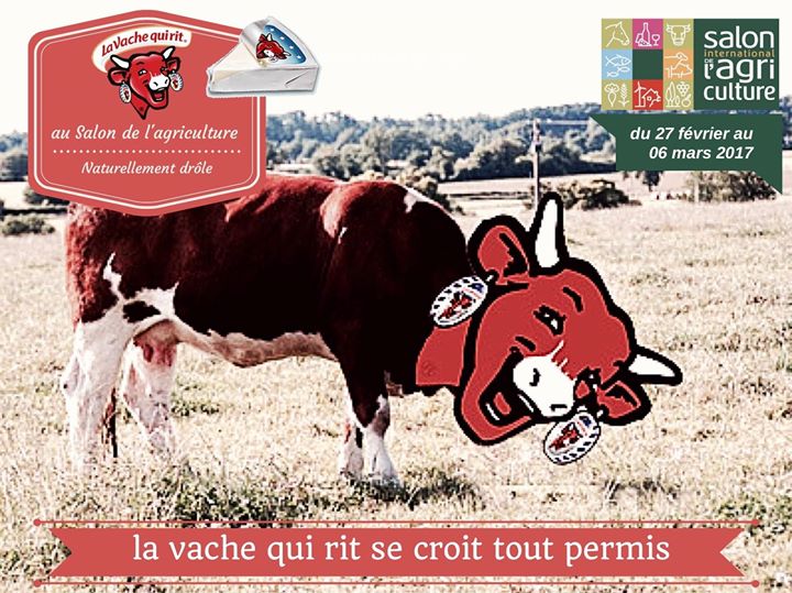 La Vache Qui Rit Au Salon De Lagriculture At Porte De