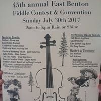 The East Benton Fiddler's Contest, Convention & Bluegrass Festival