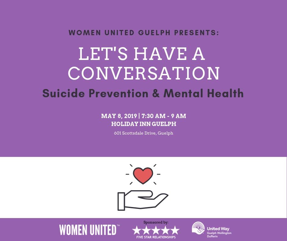 Lets Have A Conversation Mental Health Suicide Prevention At
