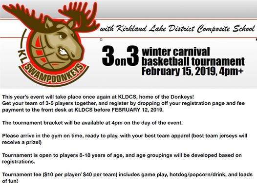 Swampdonkeys 3 On 3 Basketball At Kirkland Lake District Composite