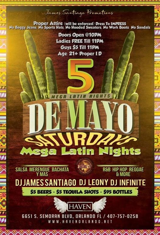 Cinco De Mayo At Haven Orlando Cinco De Mayo At Haven Orlando