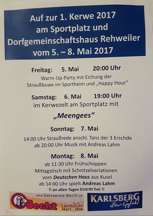 Kerwe Rehweiler 2017 Rehweiler